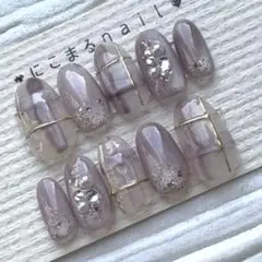 メルカリ便 ネイルチップ 現品 ニュアンス マグネットネイル NO.414