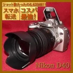 ✨️最終在庫処分✨Nikon D40X✨美品 ショット7800回 軽量 入門機
