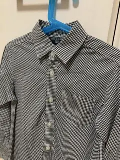 COMME CA DU MODE チェック柄長袖シャツ 120cm