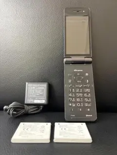 【美品】ドコモ携帯 Panasonic P-01H 電池パック２個付き