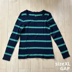 GAP ボーダーロンT サイズXL