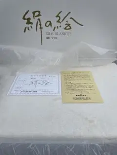 未使用⭐︎絹の絵 SILK BLANKET （シルクブランケット）