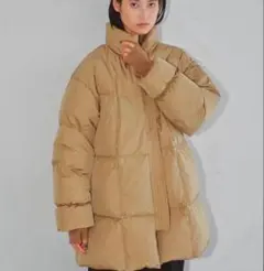 未使用品試着のみTODAYFUL トゥディフル ジャガードダウンコート 