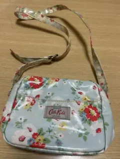Cath Kids 花柄 ショルダーバッグ　水色