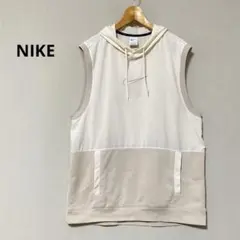 NIKE Dri-FIT スリーブレス フーデッドプルオーバー パーカー　Lのサムネイル