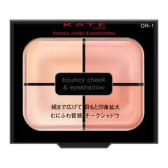 新品　ケイト バウンシーチークシャドウ OR-1　パウダリーアプリコット
