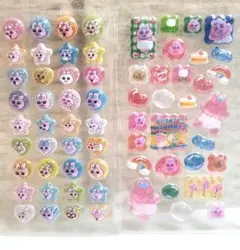 【新作♡】 おぱんちゅうさぎ ぷっくりシール 2枚セット❣️