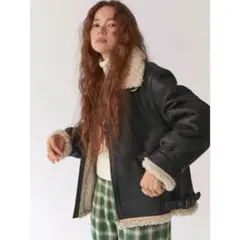 【最終値下げ】Ungrid フェイクムートンボアブルゾン