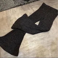 BCBGMAXAZRIAあったかニットフレアパンツ