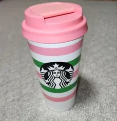 【未使用・限定品】☆スタバ × ケイトスペード ステンレスタンブラー ストライプ