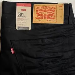 Levi's 501 黒 W36 L32 ストレート リーバイス ブラック