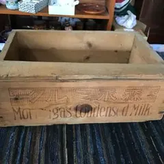 お値下げ＊希少品  森永牛乳  シガレットケース  木箱付   アンティーク お値下げ＊希少品 森永牛乳 シガレットケース 木箱付 アンティーク