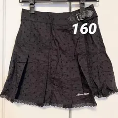 メゾピアノジュニア 音符プリント 黒スカート L160 - メルカリ