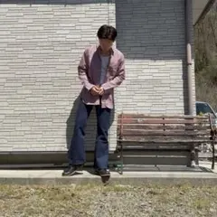 長袖シャツ　ストライプシャツ　古着　値下げ可能！！！