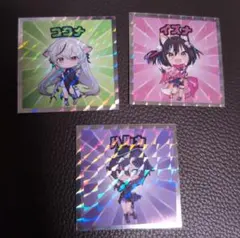 ブルアカマンチョコ　シール　3点セット