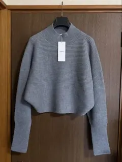 新品43%of lirot ホールガーメント ニット ハイネック セーター