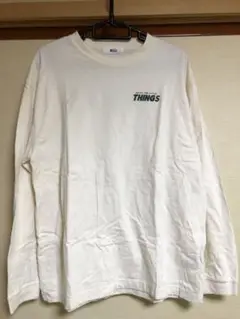 WEGO 長袖Tシャツ レディース Mサイズ アイボリー バックプリント