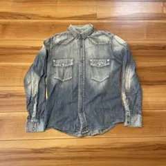 nano universe ウエスタン　デニムシャツ　良品