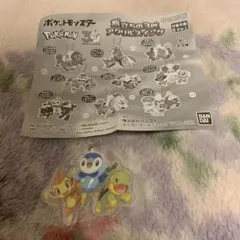 ポケモン　キーホルダー　旅立ちの3匹アクリルスイング