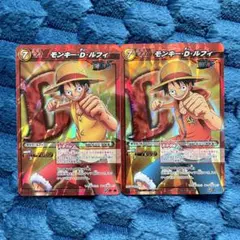ONE PIECE ミラクルバトルカードダス プロモ ルフィ 2枚セット売り