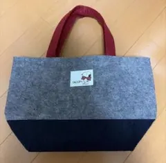 SNOOPY スヌーピー　カバン　 手さげ　グレー　PEANUTS