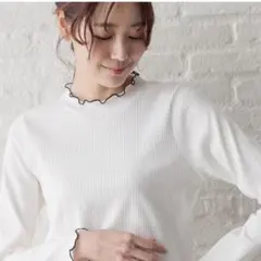 GLOBAL WORK Beautee メローリブ長袖　ブラック　M