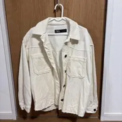 ZARA アイボリー コーデュロイジャケット Sサイズ
