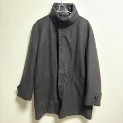 ブラック ステンカラーコート