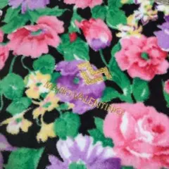 MARIO VALENTINO フラワーパターン バスタオル