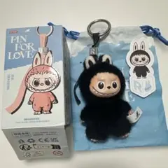 は*る様 PIN FOR LOVE ぬいぐるみキーホルダー R ラブブ イニシャ