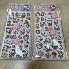 ハローキティ肉球シール2シートセット