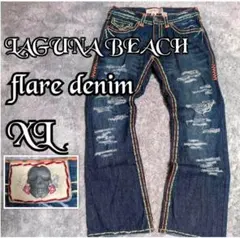 LAGUNA BEACH Jean Co. 30 デニムパンツ ステッチ - メルカリ