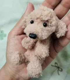 トイプードル モールアート ハンドメイド ぬいぐるみ モールドール モール人形