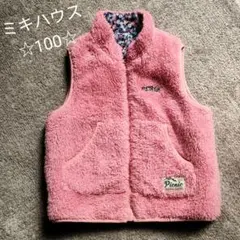 ミキハウス☆リバーシブルベスト☆100