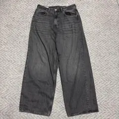 ZARA エクストラバギーデニムパンツ ブラック EUR40サイズのサムネイル