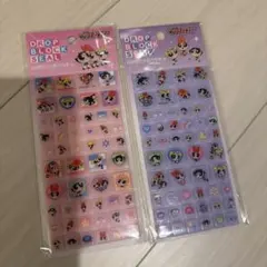 パワーパフガールズ ブロックスタイルシール 2枚セット