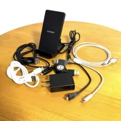 エレコム ワイヤレス充電器W-QS05、その他充電ケーブル類