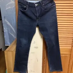 EDWIN ダークブルーストレートジーンズ