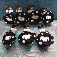 サンリオ 万博 黒 ミャクミャク なりきり ぬいぐるみM ブラック 7種 コンプ