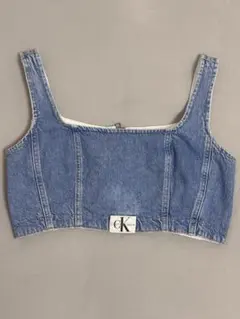 Calvin Klein Jeans デニムビスチェ　Sサイズのサムネイル
