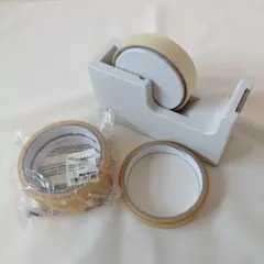 【美品】無印良品　テープディスペンサー　セロテープカッター＋セロテープ替えのサムネイル