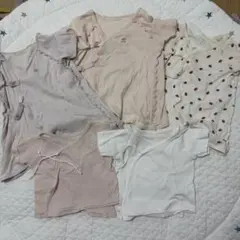 ベビー　肌着5枚セット　コンビ肌着　短肌着　プティマイン　西松屋