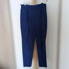 MACPHEE ネイビー プリーツ入り パンツ 34のサムネイル
