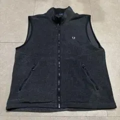 Fred Perry フレッドペリー　フリースベスト　ダークグレー　O