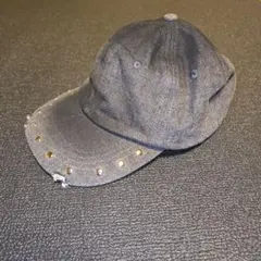 スタッズ ダメージ キャップ スプレー加工 パンク グランジ y2k