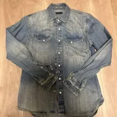 ナノユニバース nano universe デニムシャツ サイズM