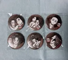 鬼滅の刃 ダイニング お楽しみくじ 缶バッジ 狛治 恋雪 慶三①