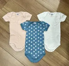 プチバトー ベビー肌着 3枚セット 12ヶ月 74センチ 未使用品