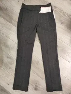 Mサイズ チェック柄 カジュアルパンツ　裏起毛