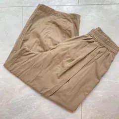 Samansa Mos2 エッグパンツ　ベージュ